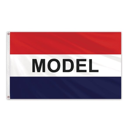Global Flags Unlimited Model Message Flag 3'x5' Standard Flag 204096